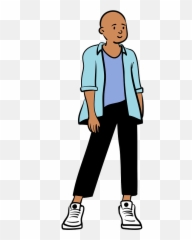 Bold Boy Standing Clipart Free Download Transparent Png - Illustration,Standing Png