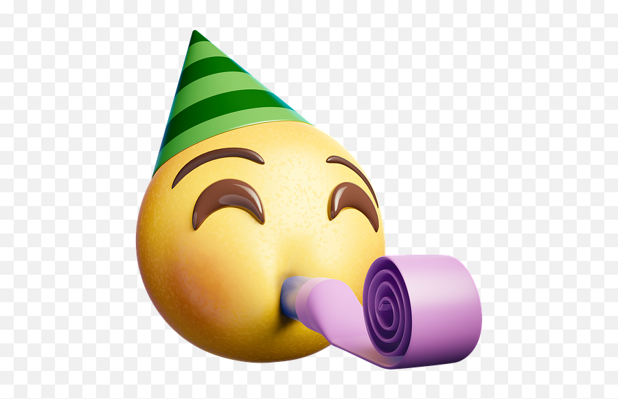 Emoji Smiley Party - Smiley Party Png,Party Emoji Transparent