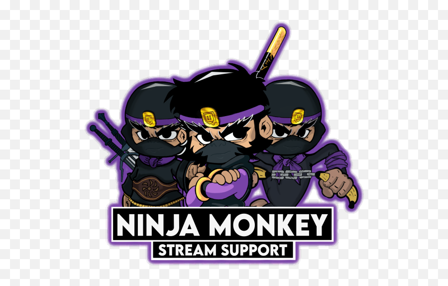 Join The Ninja Monkey Stream Support - Fictional Character Png,Ninja Twitch Logo