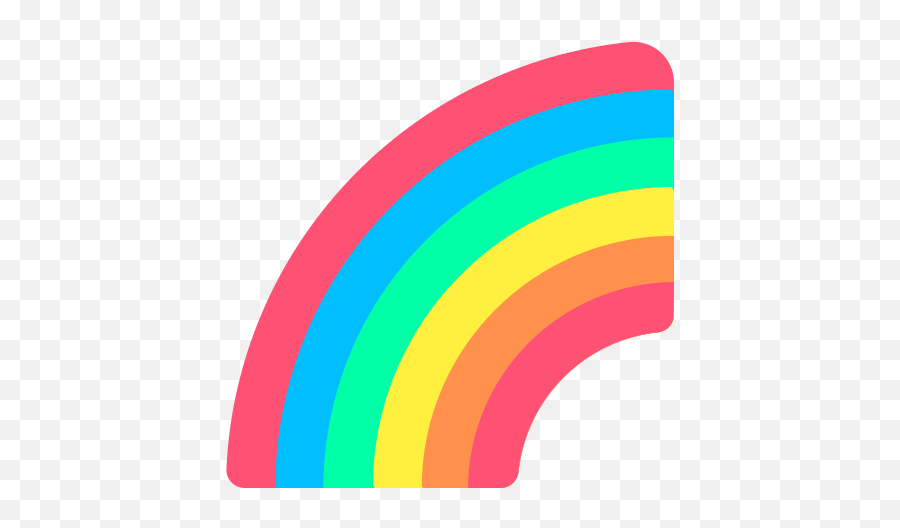 Rainbow Free Icon Of Spring Flat - Color Gradient Png,Rainbow Facebook Icon