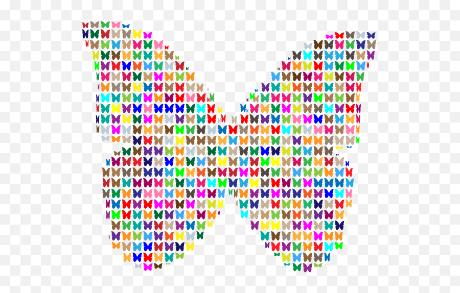 Colorful Fractal Butterfly Free Svg - Clip Art Png,Fractal Png