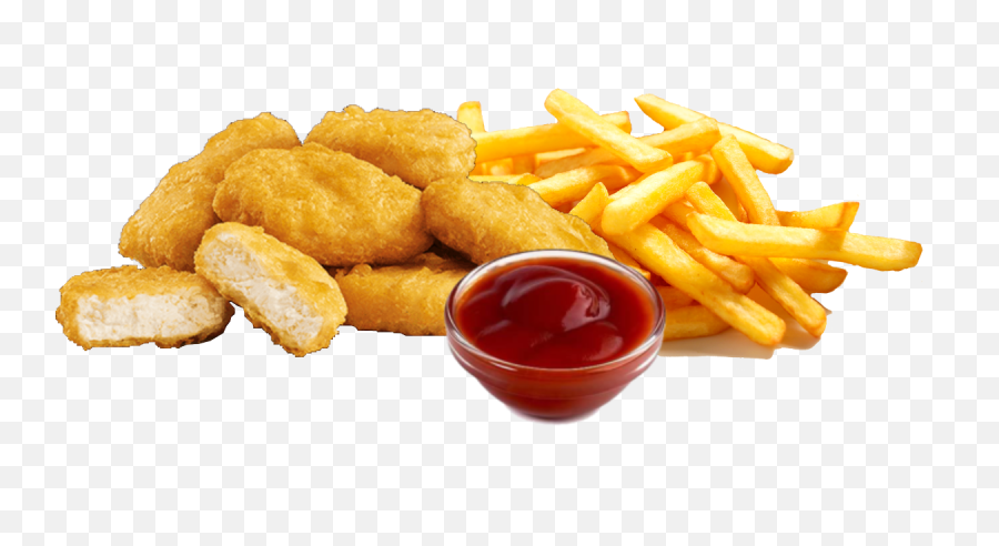 Chicken Nuggets Mit - Chicken Nuggets With Fries Png,Chicken Nuggets Png