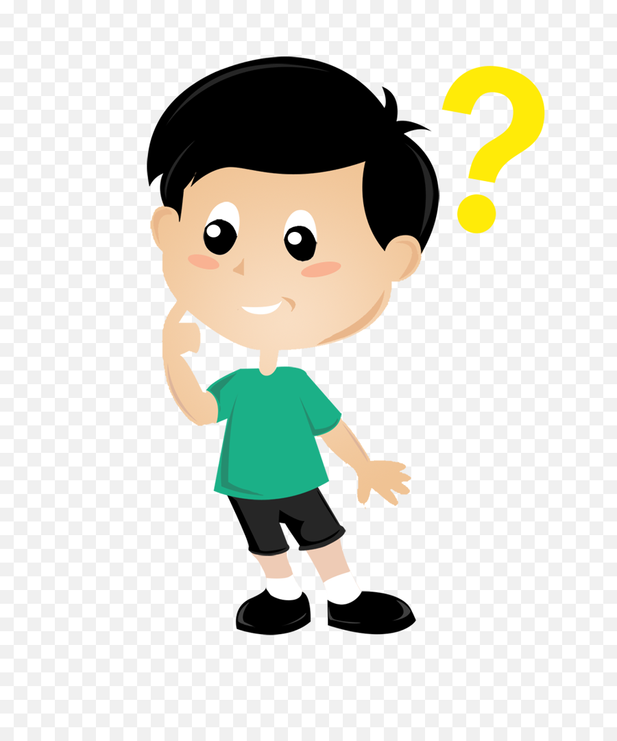 Child Thought Clip Art Png Boy Transparent Background