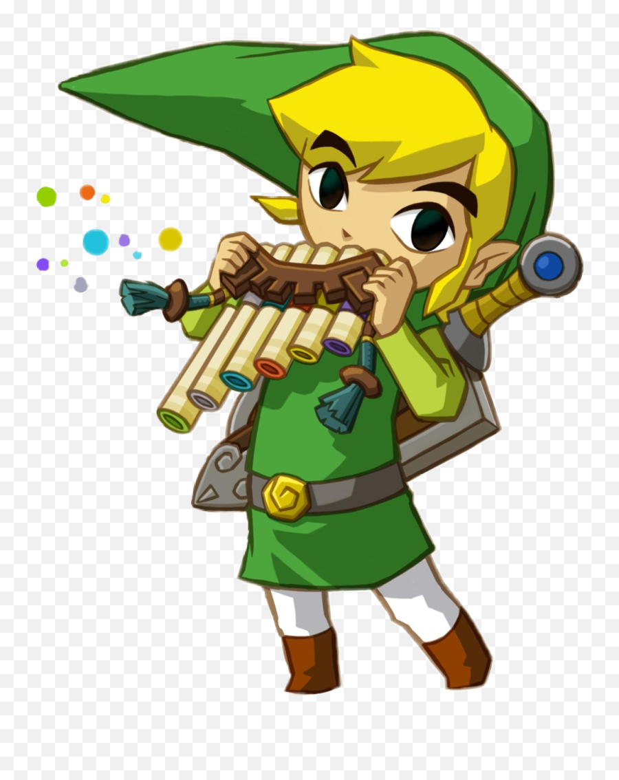 Legend Of Zelda Spirit Tracks Link - Zelda Spirit Tracks Flute Png,Link Zelda Png
