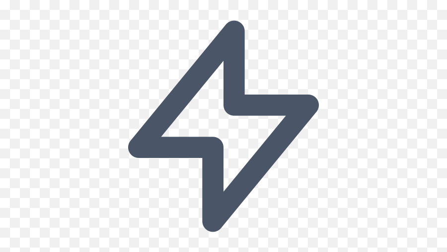 Lightning Bolt Free Icon Of Heroicons - Lightning Bolt Logo Png,Lightning Bolt Icon Png