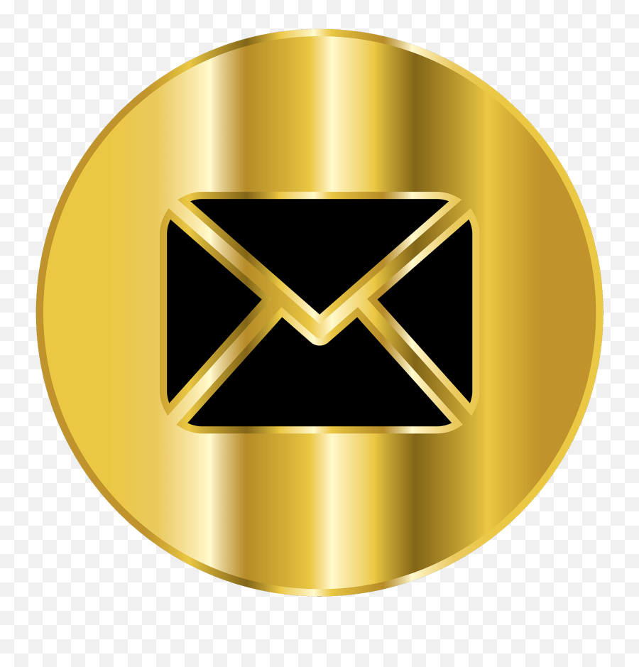 Rose Gold Gmail Icon - Transparent Gold Email Icon Png,Email Icon For Business Card