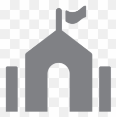 School Building Flat Icon Transparent Png U0026 Svg Vector - Language