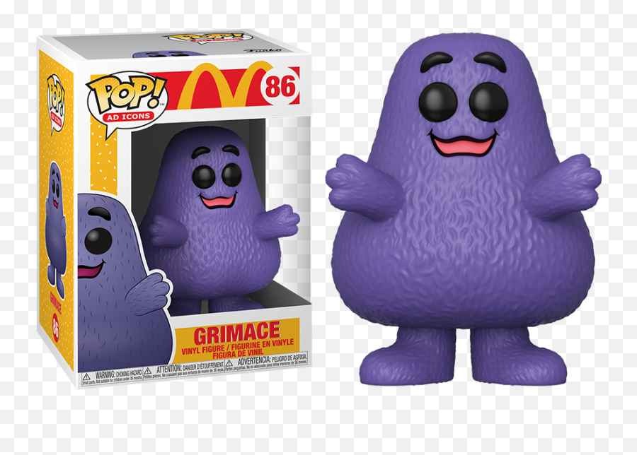 Funko Pop Mcdonaldu0027s Grimace 86 - Grimace Mcdonalds Funko Pop Png,Bubble Wrap Icon