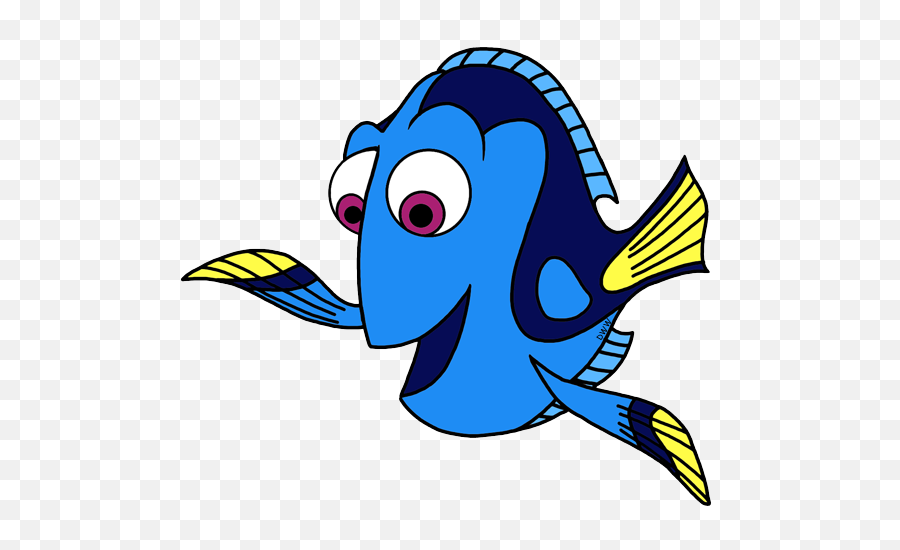 Download Finding Clip Art Disney Galore - Dory Fish Clipart Dory Finding Nemo Clipart Png,Fish Clipart Transparent