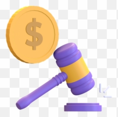 Gavel Icon - Download in Colored Outline Style Solid png