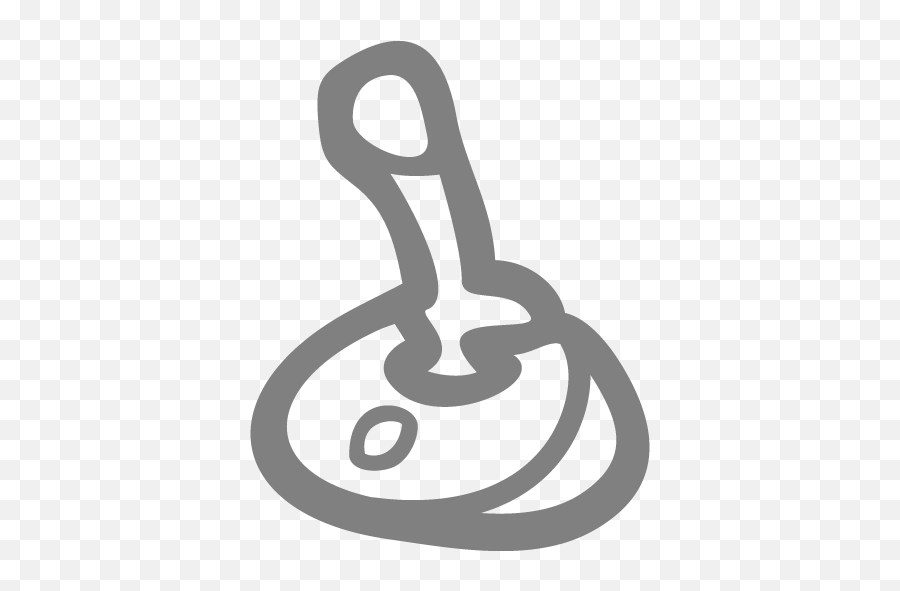 Gray Joystick 5 Icon - Free Gray Joystick Icons Gamepad Png,Joystick Icon