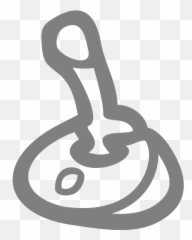 Gray Joystick 5 Icon - Free gray icons Gamepad png