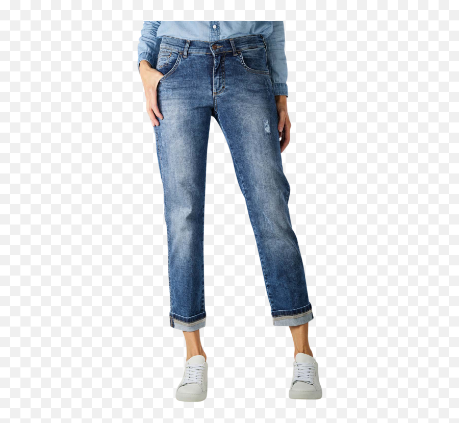 Angels Darleen Jeans Straight Fit In Medium Blue Jeansch - Solid Png,Levi's Wedgie Icon Jeans Foothills