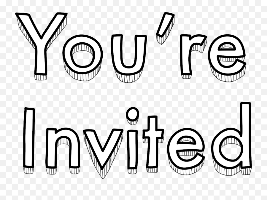 You Re Invited Transparent - You Are Invited Clipart Png,You're Invited Png