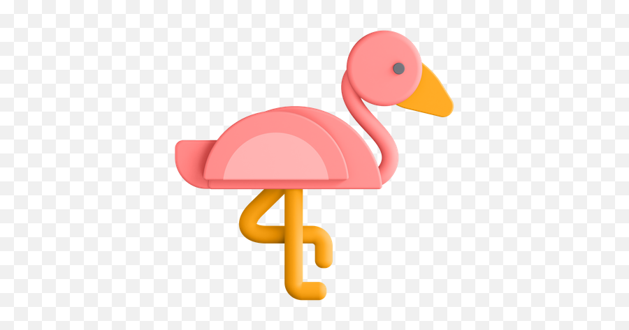 Flamingo Icon - Download In Flat Style Animal Figure Png,Piggy Bank Flat Icon