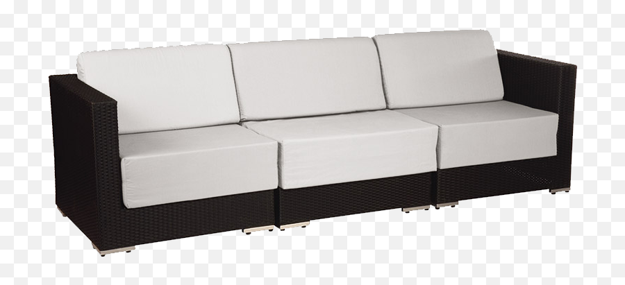 Hire Three Seater Lounge Woven Grey Sofa - Options Png,Couch Transparent