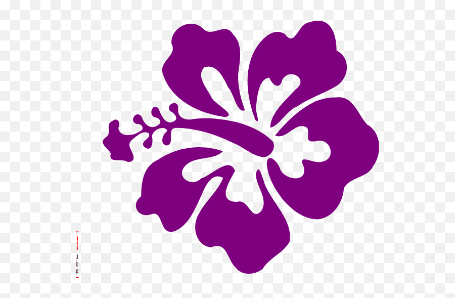 Purple Hawaiian Flowers Clip Art - Purple Hibiscus Clip Art Png,Hawaiian Flowers Png