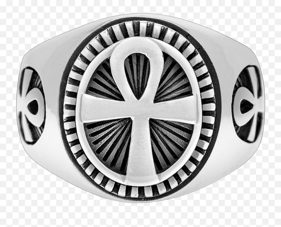 925 Sterling Silver Egyptian Ankh Cross Ring U2013 Atenvalleycom - Germantown Friends School Logo Png,Ankh Icon