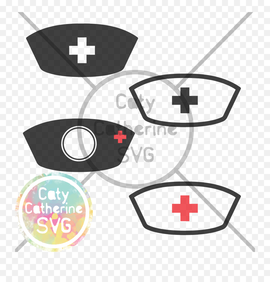 Hat Uniform Nurse Nursing Svg Cut File - Heart Crown Svg Png,Nurse Hat Png