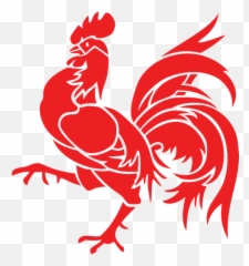 Rooster Logo Png 6 Image - Chinese New Year Rooster Png,Rooster Logo