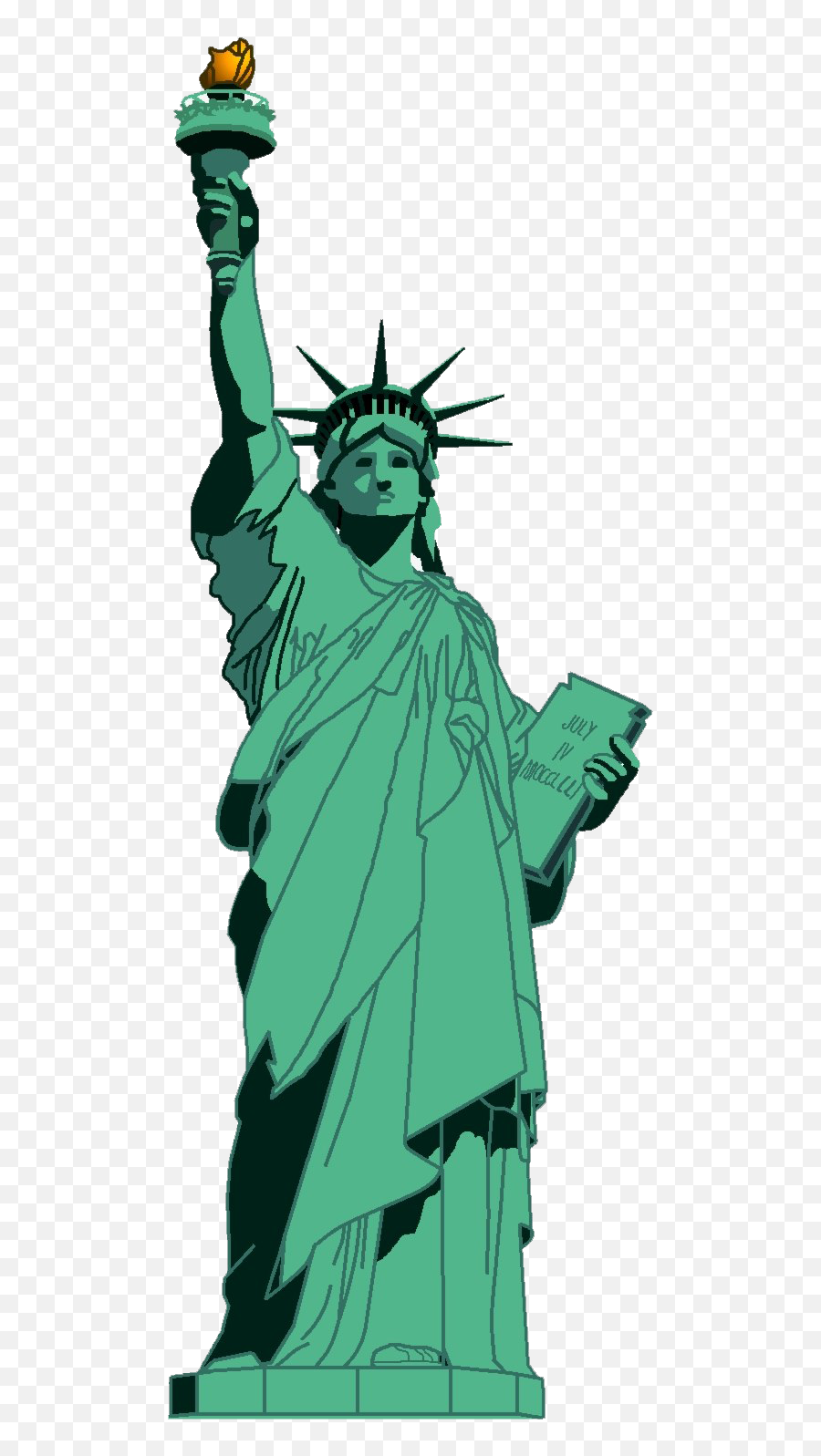 Statue Of Liberty Transparent Png - Statue Of Liberty,Sculpture Png