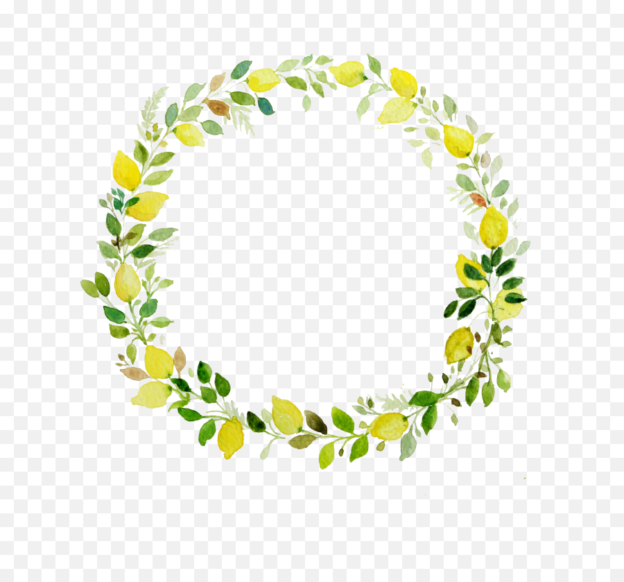 Paint A Basic Leaf With Watercolors - Transparent Png Flower Wreath Png,Leaf Wreath Png