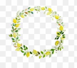 Paint A Basic Leaf With Watercolors - Transparent Png Flower Wreath Png,Leaf Wreath Png