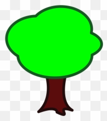 Light Simple Tree Clip Art - vector clip art Clipart Transparent Background png