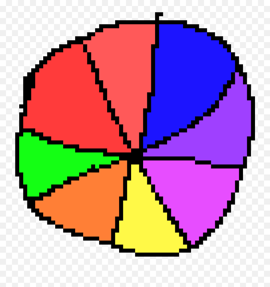 Color Wheel Pixel Art Maker - 8 Bit Mad Face Png,Color Wheel Png