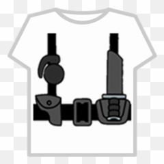 Ammo Utility Belttransparent Background - Roblox Mario Shirt png