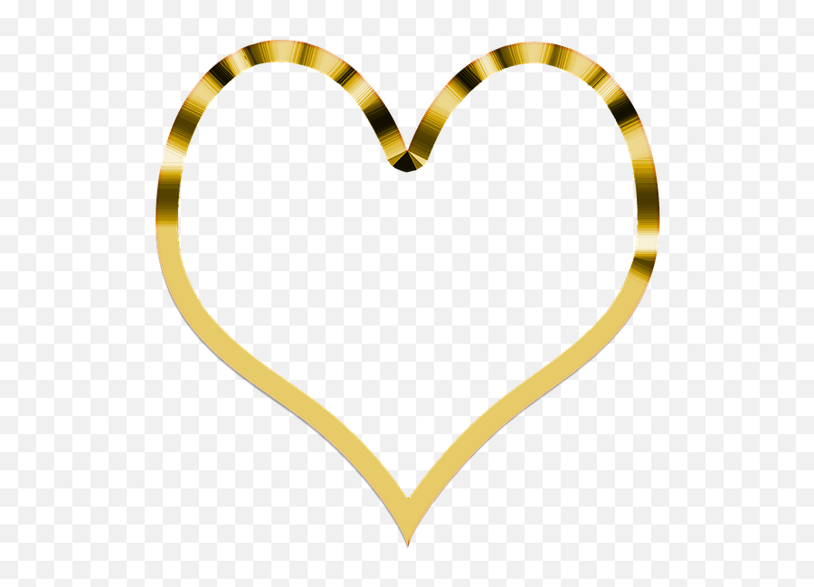 Heart Clipart Sun - Gold Love Heart Transparent Background Png,Gold Hearts Png