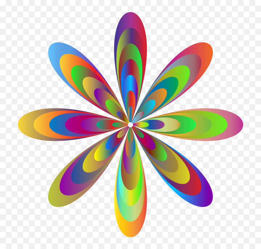 Abstract Floral Shape Line Art Groovy Edition - Circle Clip Art Png,Abstract Shape Png