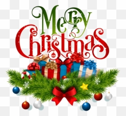 Merry Christmas Transparent Background - No png