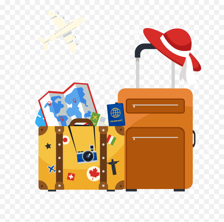 Traveling Clipart Png - Transparent Travel Clip Art,Travel Clipart Png
