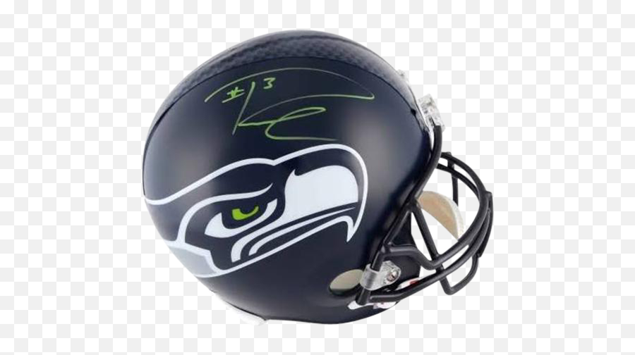 Russell Wilson Autographed Seattle Seahawks Deluxe Full - Size Replica Helmet Rw Holo Seattle Seahawks Png,Seattle Seahawks Png