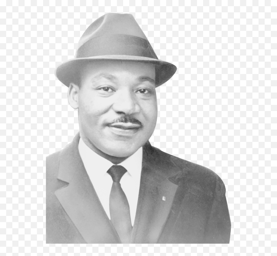 Costume Hat Fedora Moustache Png - Martin Luther King And Coretta King,Martin Luther King Png