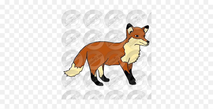 Fox Picture For Classroom Therapy Use - Cartoon Png,Fox Clipart Png