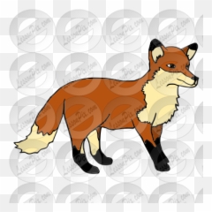 Fox Picture For Classroom Therapy Use - Cartoon Png,Fox Clipart Png