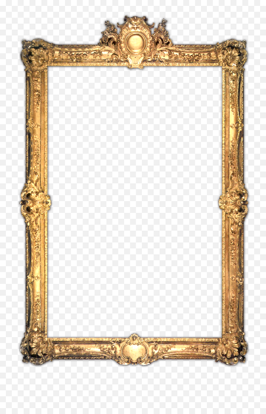 Silver Circle Matted - Transparent Gilded Frame Png,Silver Circle Png
