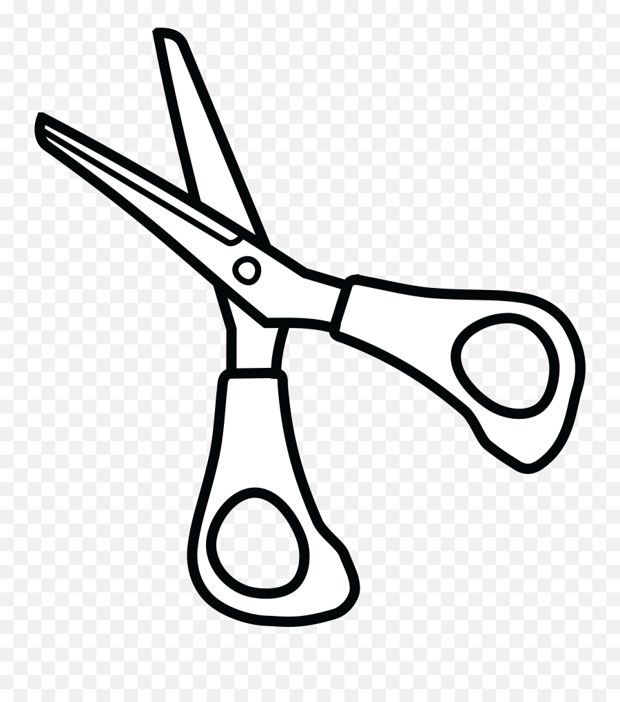 Clip Coupon Pair Scissors Png Library - Clip Art Of Scissors Scissor Black And White,Scissors Transparent