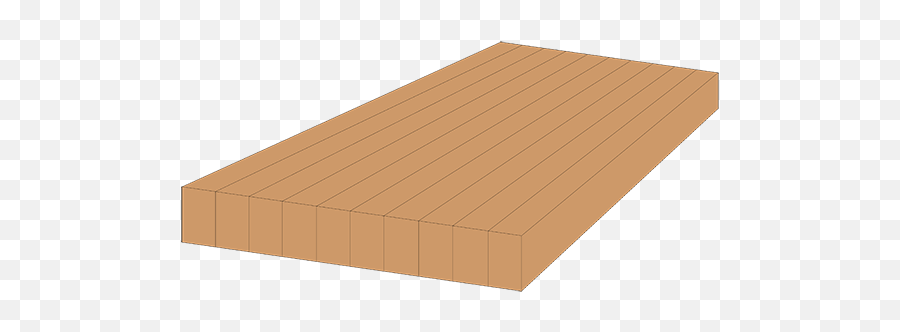 Countertop Construction Styles In 3d - Hardwood Lumber Company 3d Wood Piece Png,Wood Plank Png