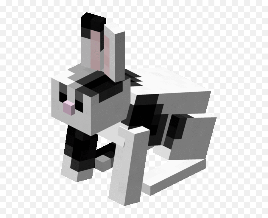 Top Minecraft Creeper Stickers For Android U0026 Ios Gfycat - Minecraft Black And White Rabbit Png,Minecraft Creeper Transparent