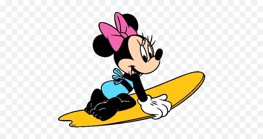 minnie mouse beach clipart