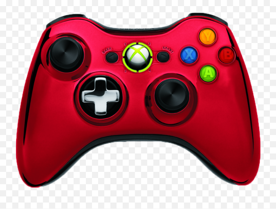Red Chrome Xbox 360 Controller - Much Does A Xbox 360 Controller Cost Png,Xbox 360 Controller Png