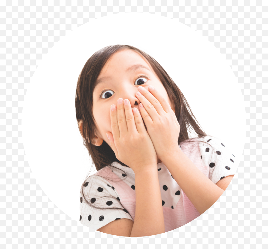 Download Transparent Surprised Face Png - Girl,Girl Face Png