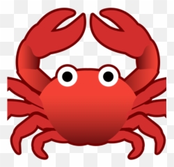 Cropped - Crab Emoji Transparent Background Png,Crab Png
