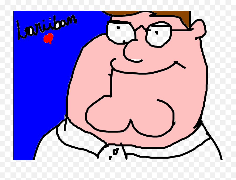 Peter Griffin - Desenho De Aquarelo Gartic Cartoon Png,Peter Griffin Face Png