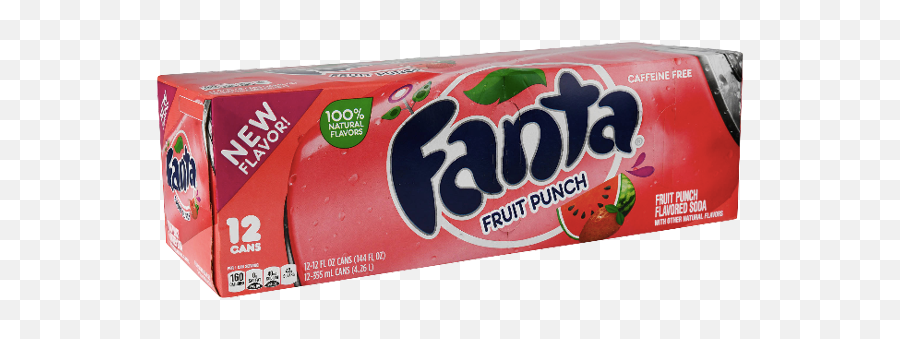 Fanta Cans Fruit Punch 12fl Oz 12 Ct - Snack Png,Fanta Png