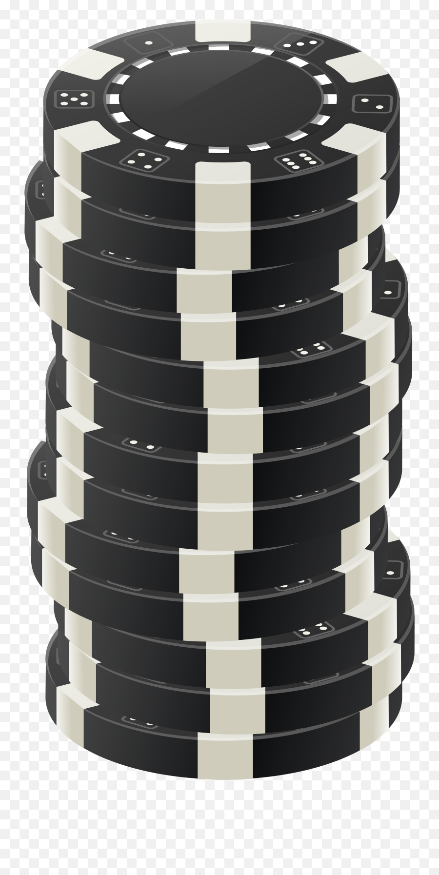 Download Black Poker Chips Png Clip Art - Poker Chip Png,Poker Chip Png