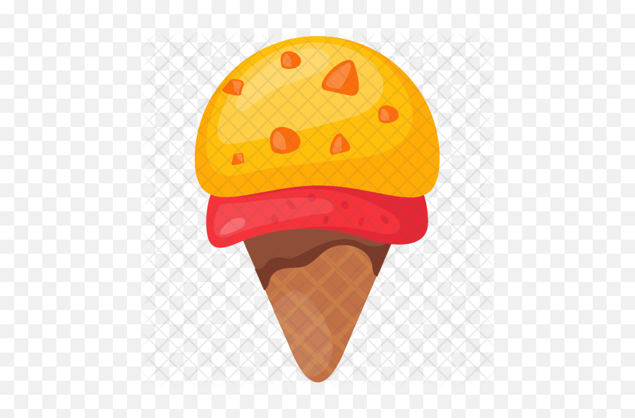 Snow Cone Icon Of Flat Style - Cone Png,Snow Cone Png